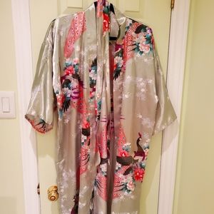 Silk robe
